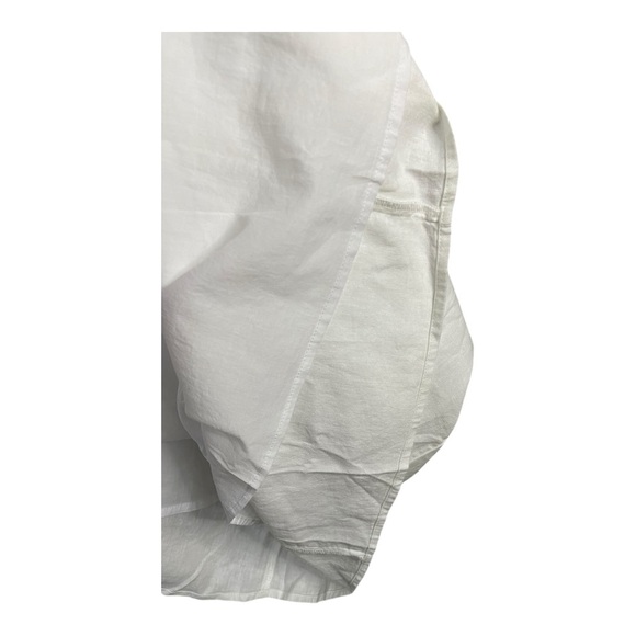 J. Crew Factory Linen Blend Slip Midi Dress in White Size 6 NWT - Picture 12 of 14